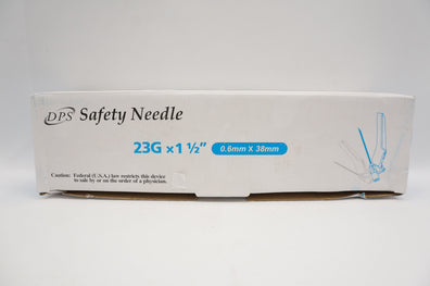 DPS 9760W451 Safety Ndle. 23G x 1-1/2inch - Box of 100
